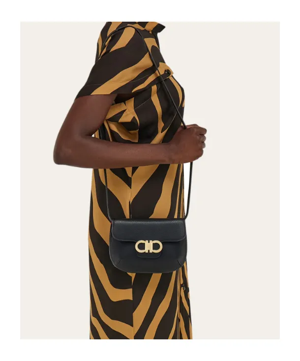 Ferragamo Logo Plaque Crossbody Bag