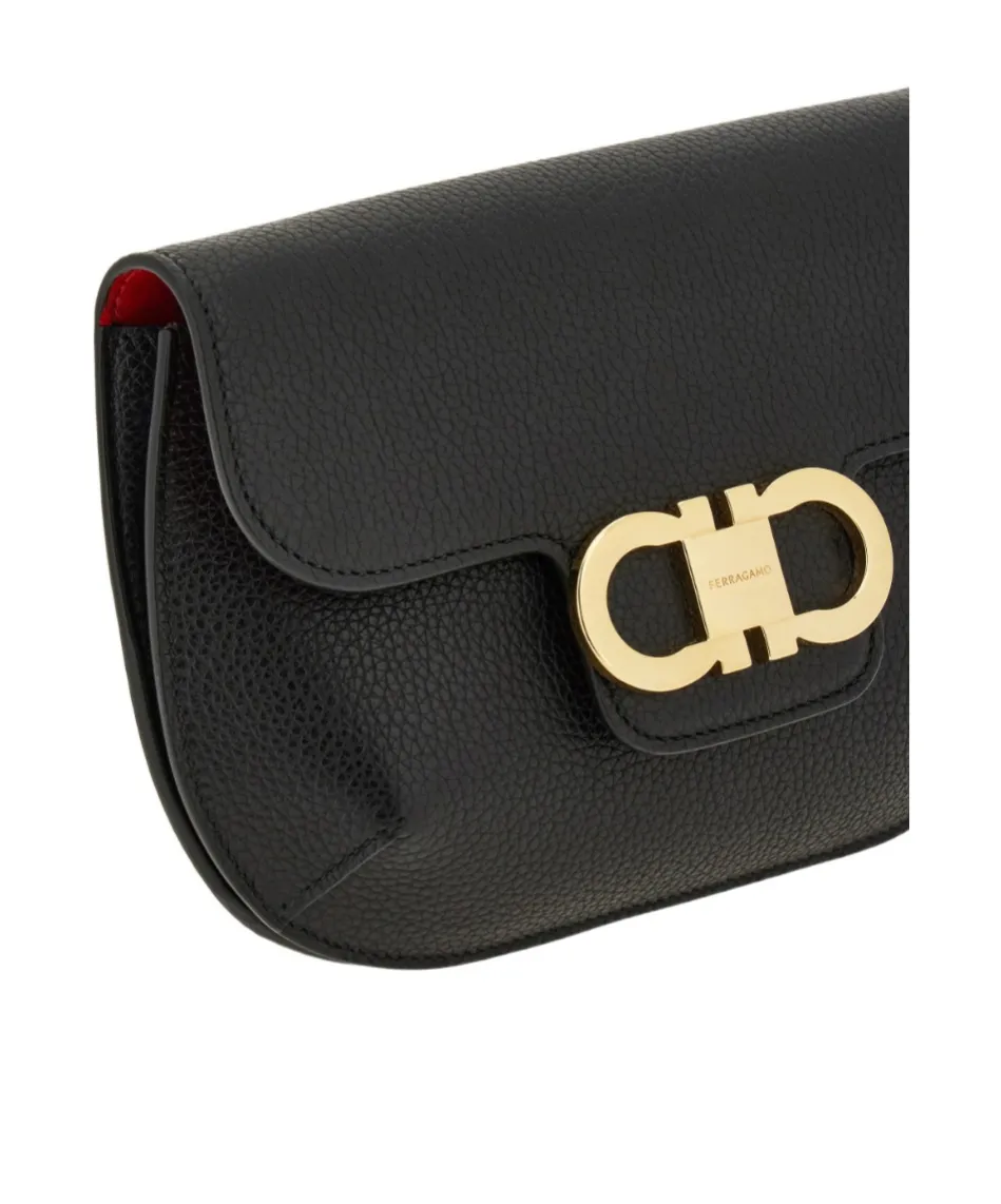 Ferragamo Logo Plaque Crossbody Bag
