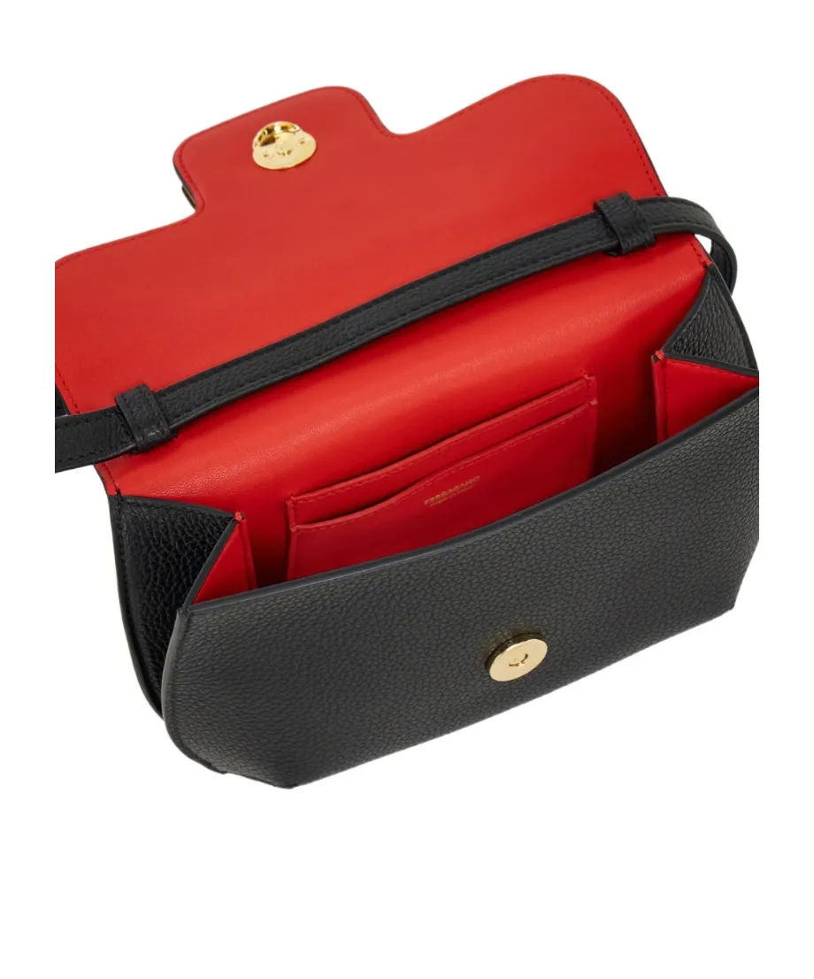 Ferragamo Logo Plaque Crossbody Bag