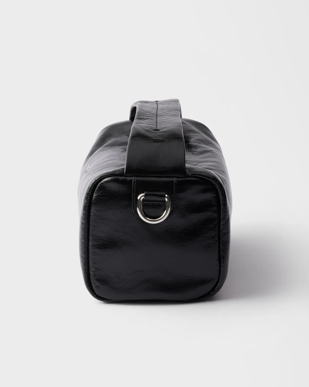 Prada Logo-Detailed Zip-Up Shoulder Bag