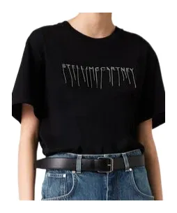 Stella Mccartney Logo-Embroidered Crewneck T-Shirt