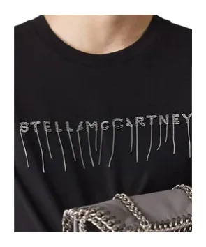 Stella Mccartney Logo-Embroidered Crewneck T-Shirt