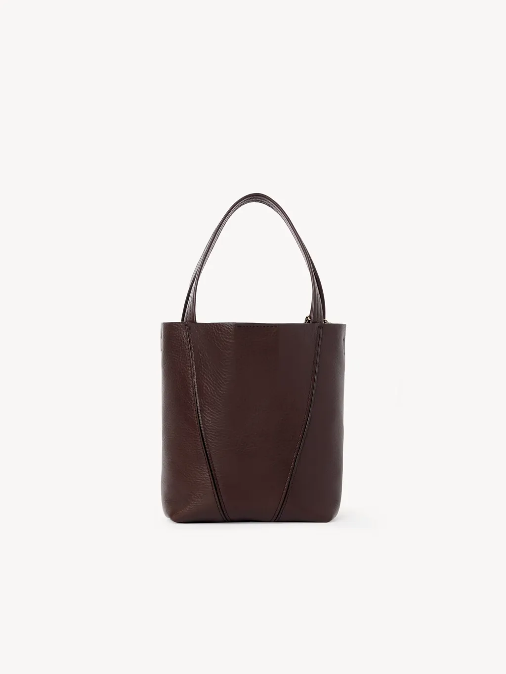 Chloé Spin Logo Printed Small Top Handle Bag