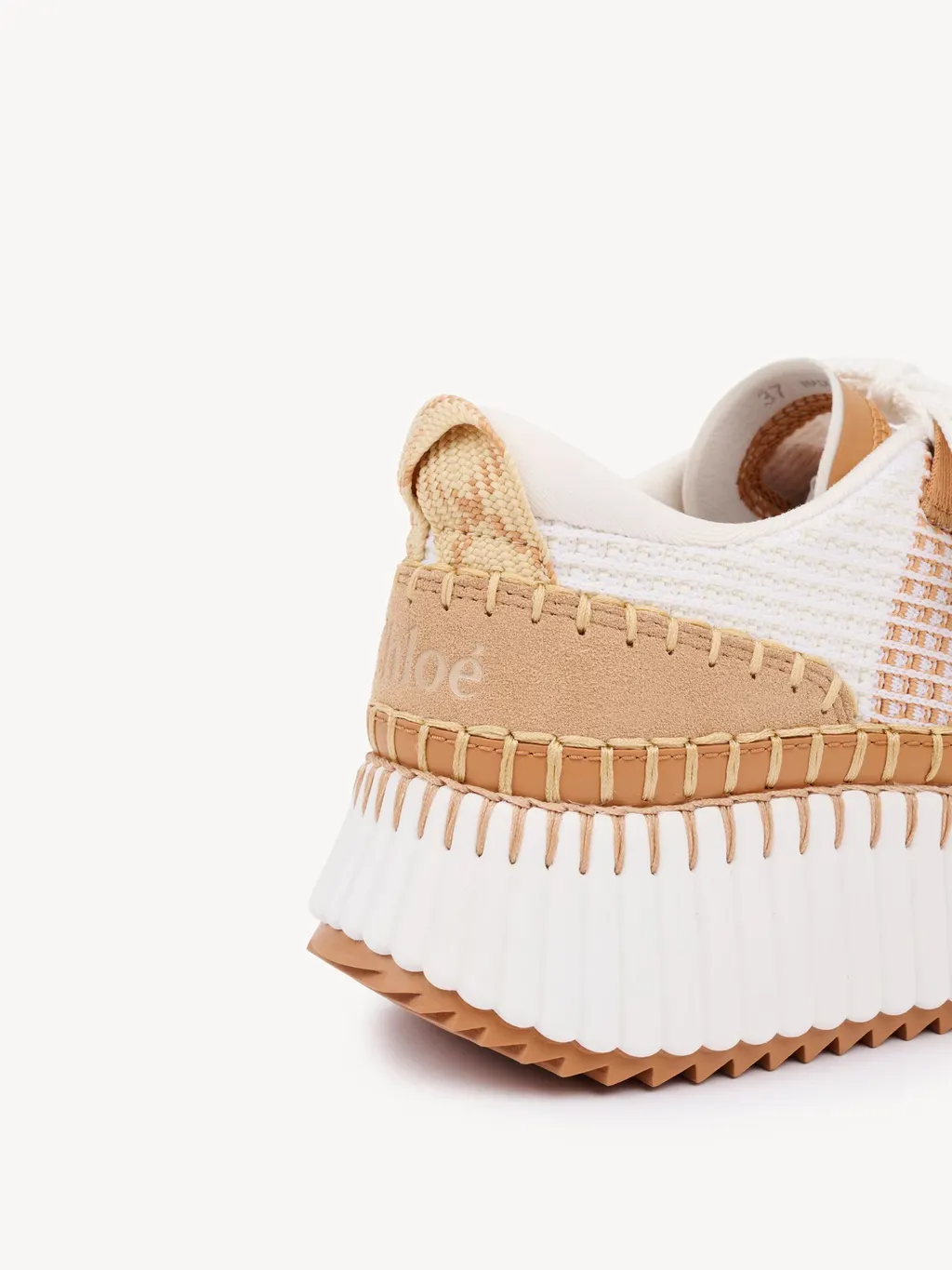 Chlo Nama Lace-Up Sneakers