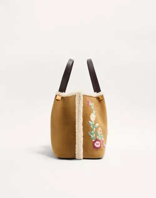 Medium Embroidered Shoulder Bag