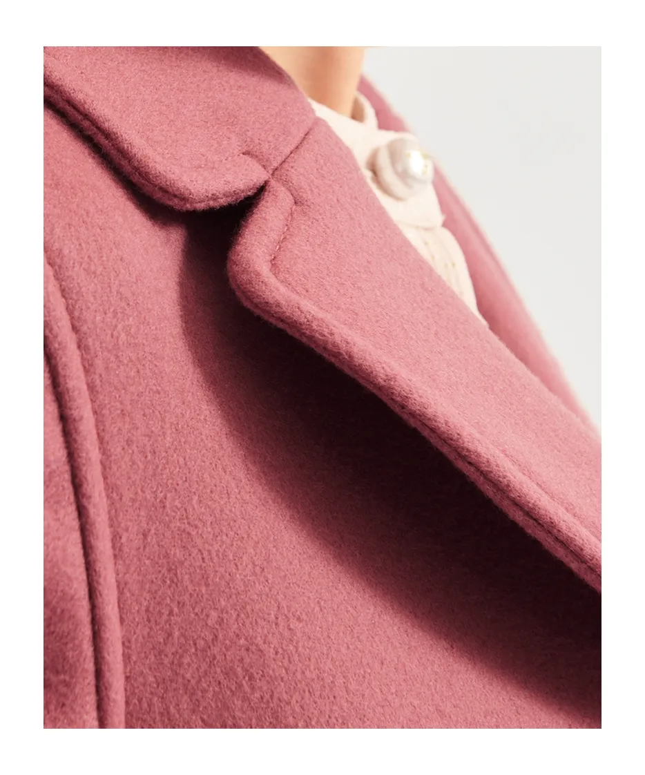 Wool Long-Sleeved Coat