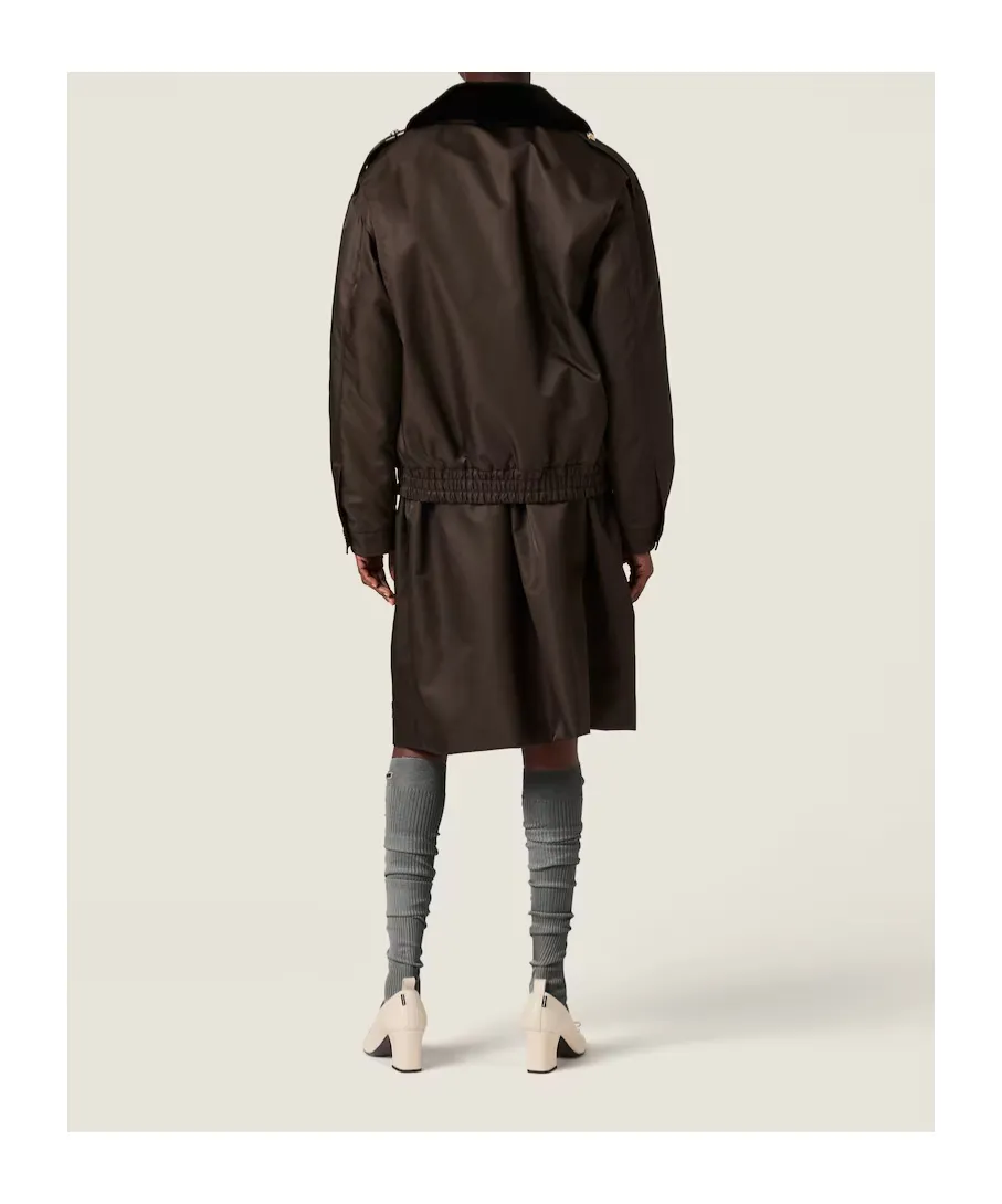 Miu Miu Button-Up Padded Jacket