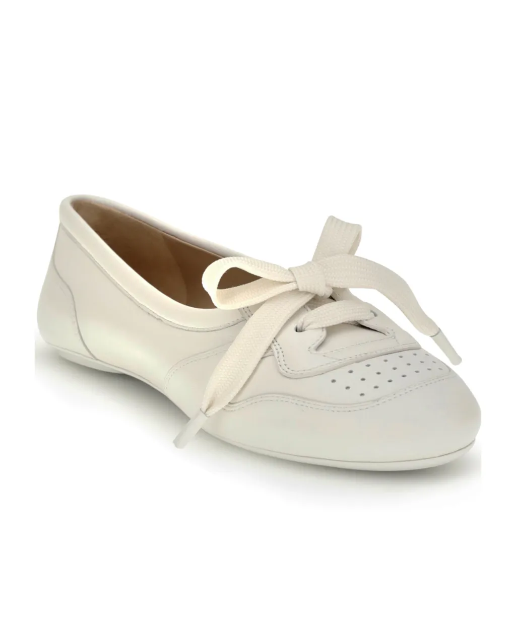 Gianvito Rossi Lace-Up Ballet Flats