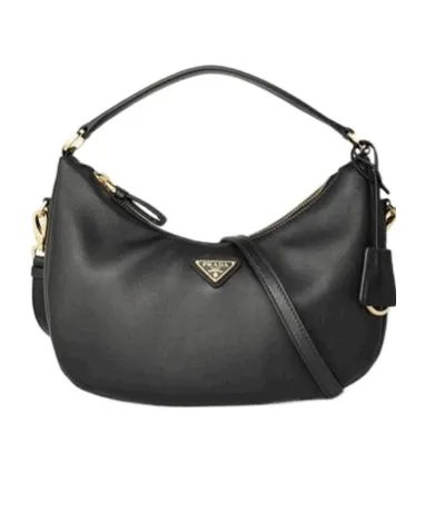 Triangle-Logo Shoulder Bag
