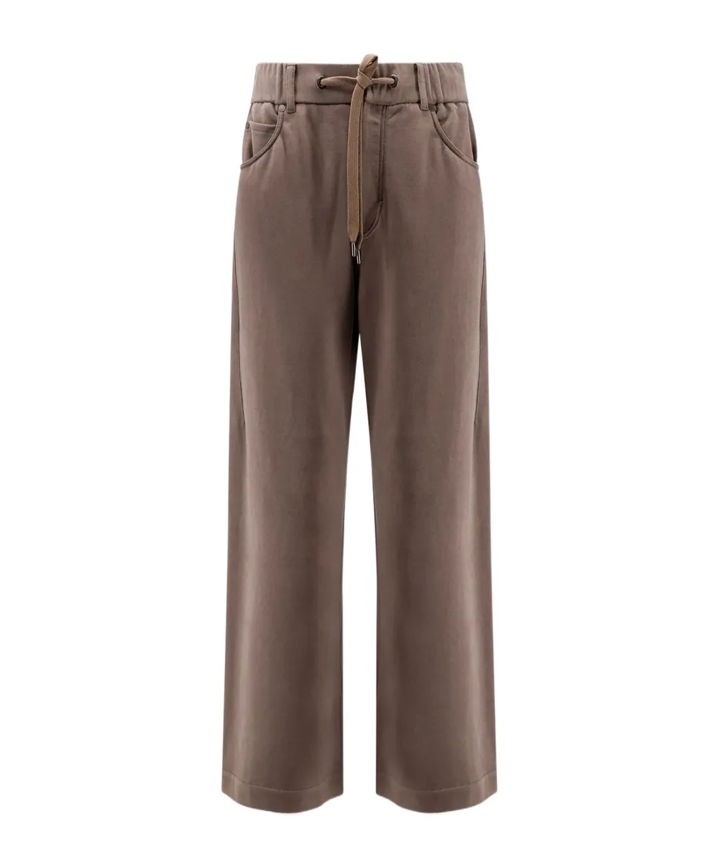 Elastic Drawstring Trousers