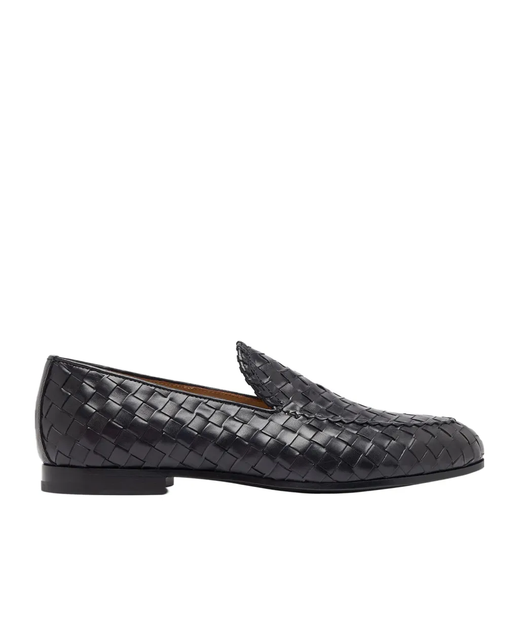 Scarosso Vittorio Interwoven-Designed Loafers