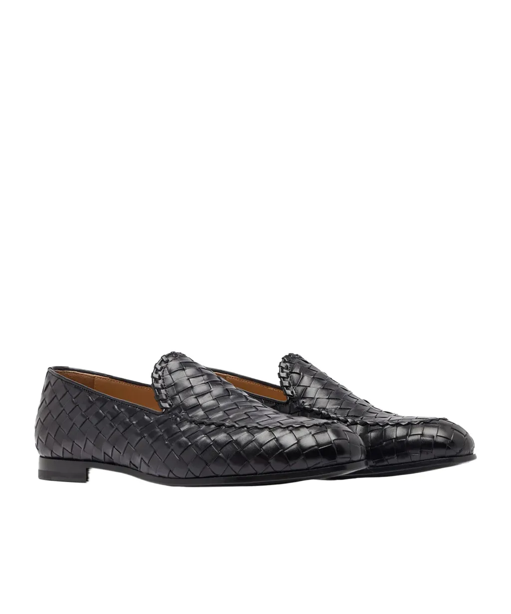 Scarosso Vittorio Interwoven-Designed Loafers