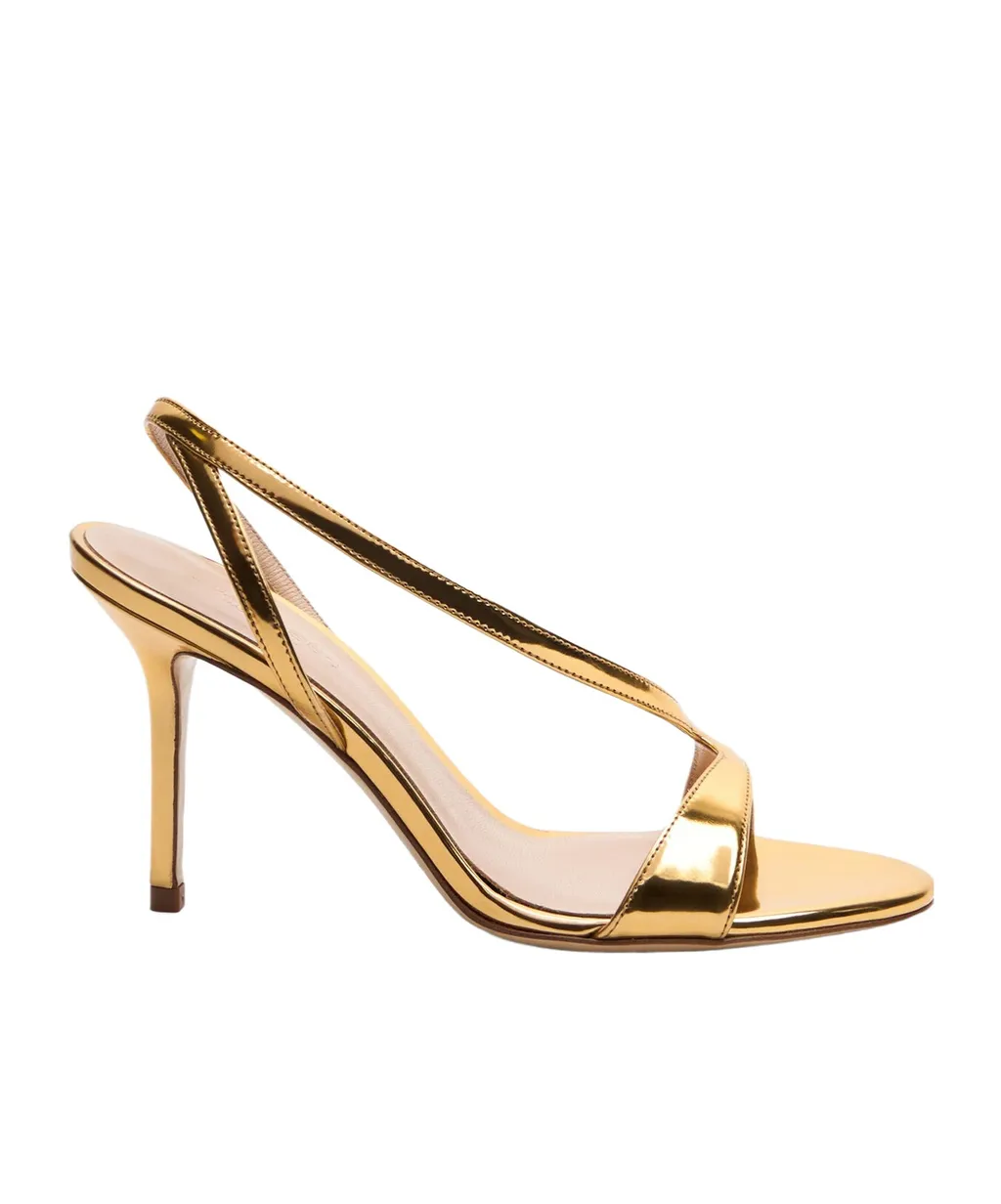 Scarosso Paula Almond-Toe Strappy Sandals