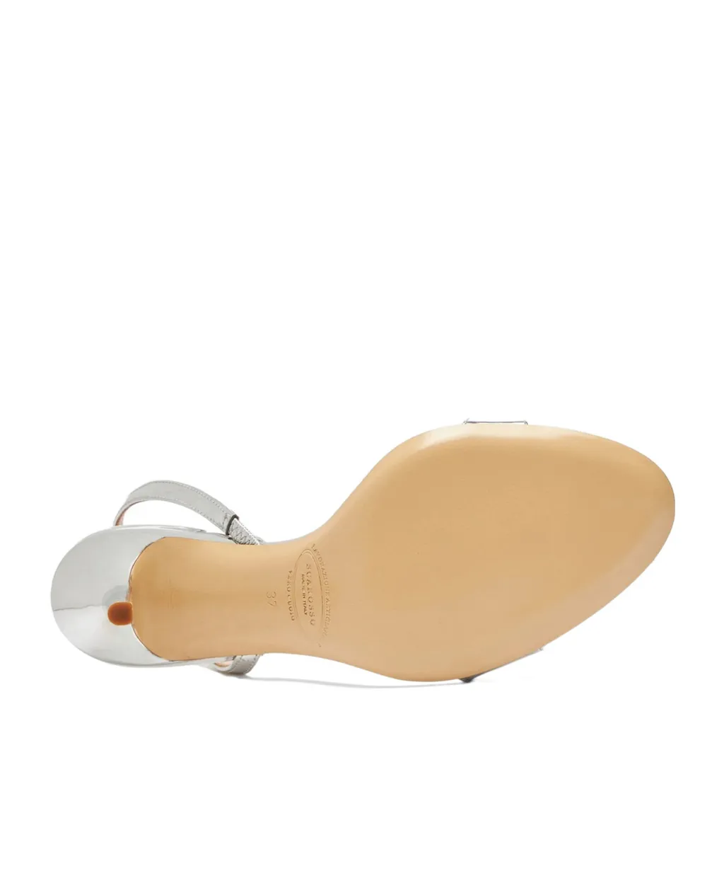 Scarosso Paula Almond-Toe Strappy Sandals