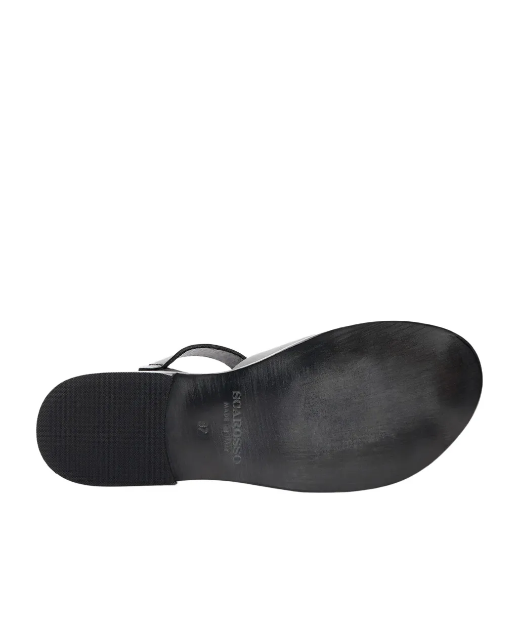 Scarosso Helene Round-Toe Sandals