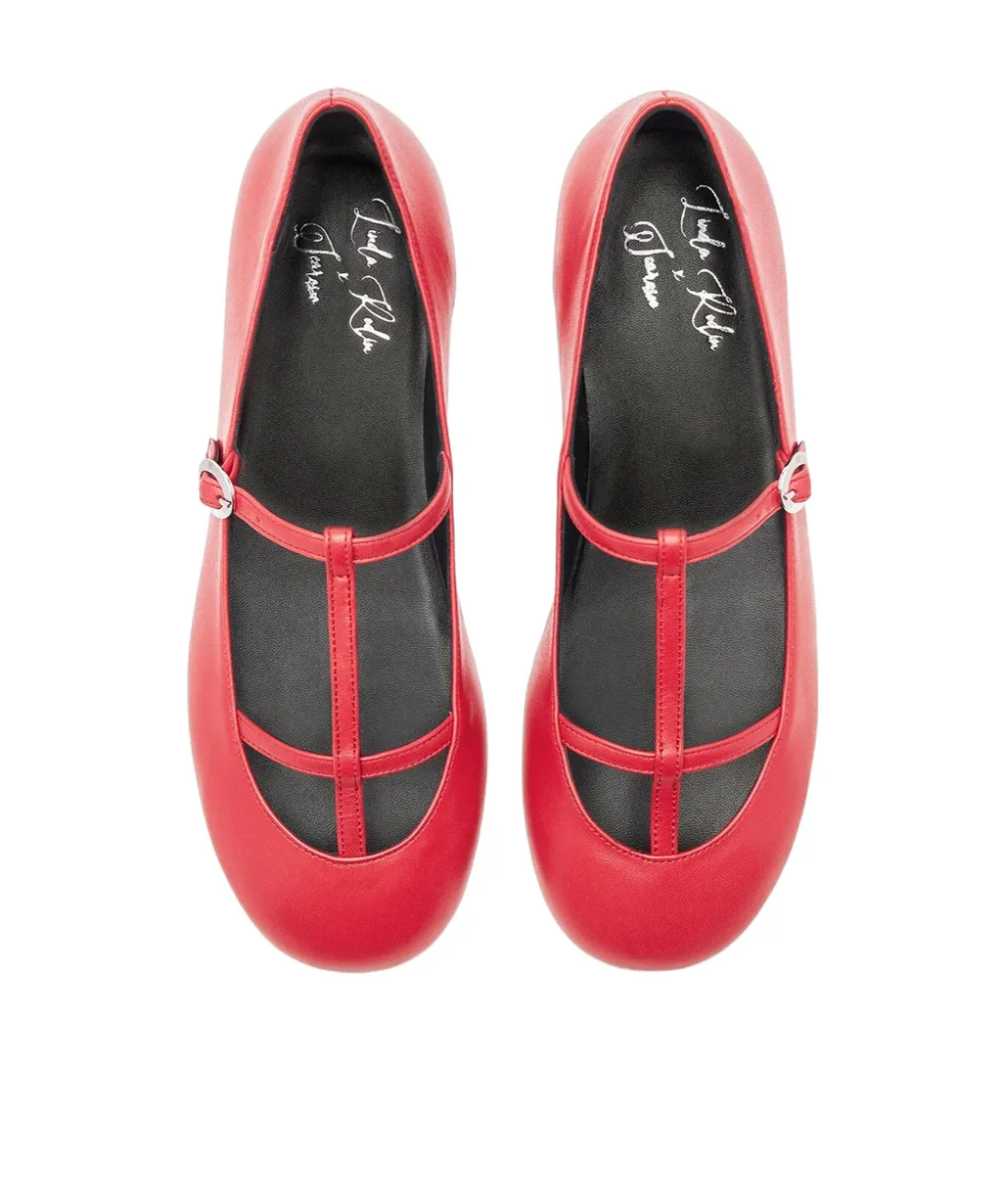 Scarosso Linda I Round-Toe Ballerina Shoes