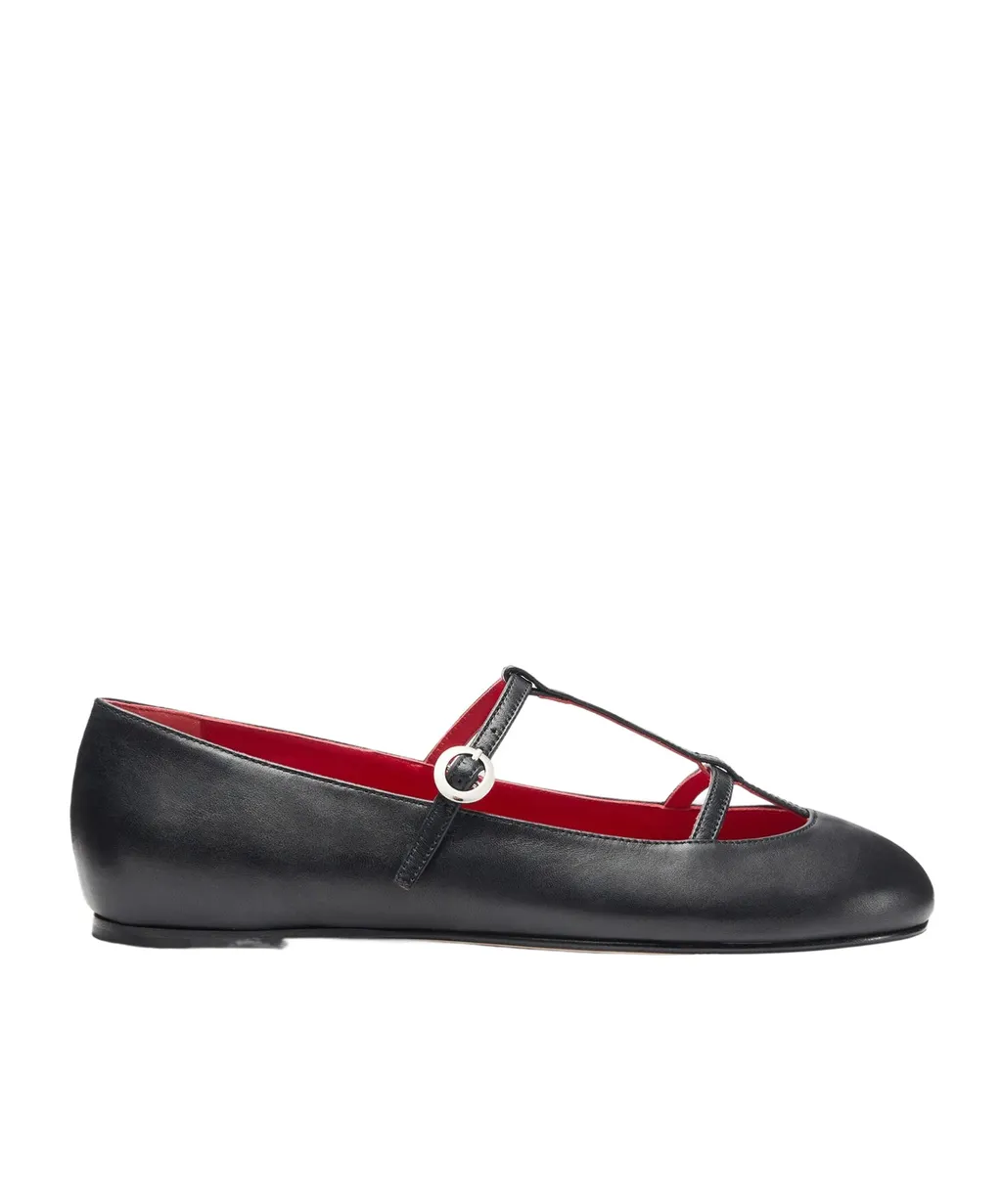 Scarosso Linda I Round-Toe Ballerina Shoes