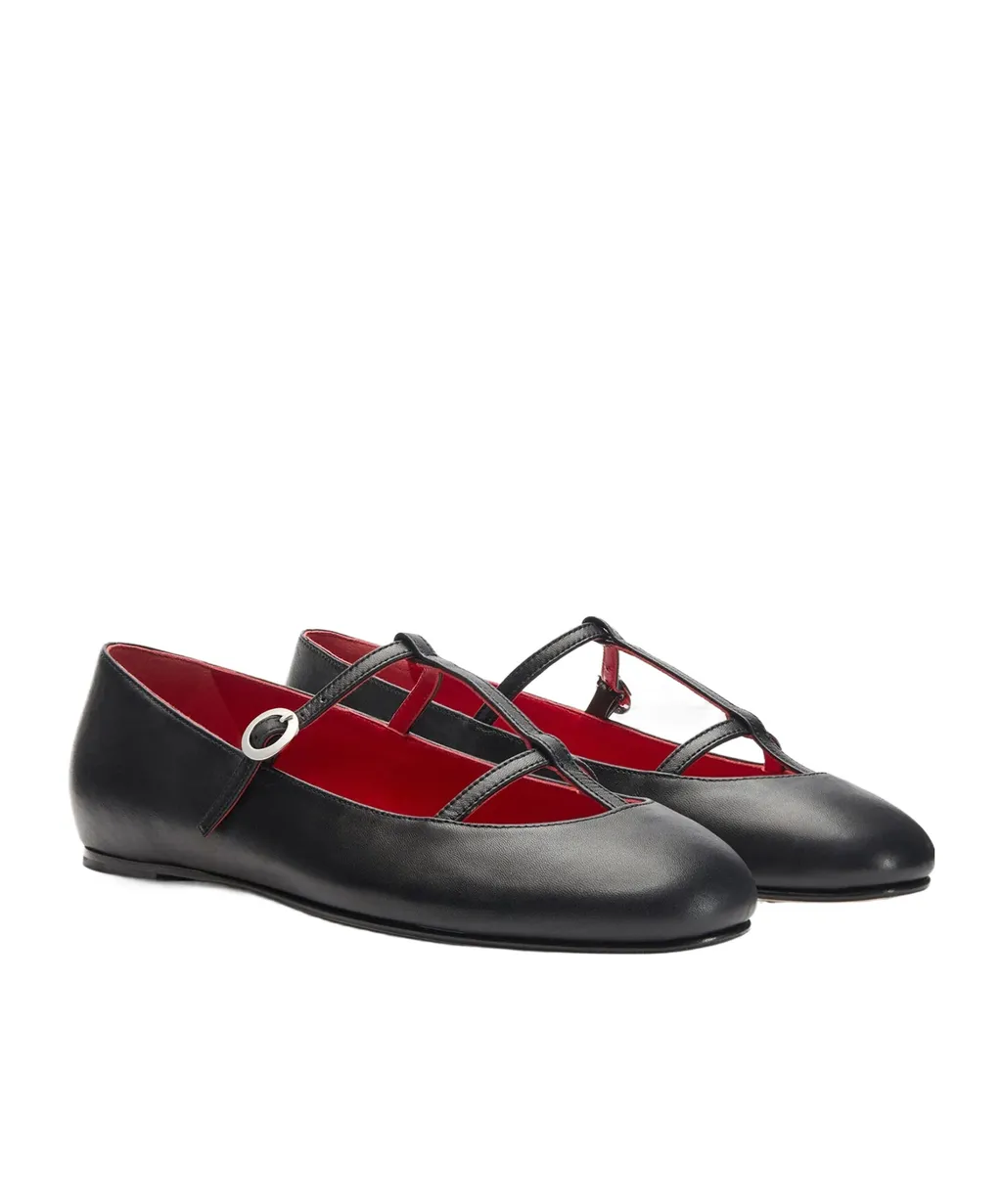 Scarosso Linda I Round-Toe Ballerina Shoes