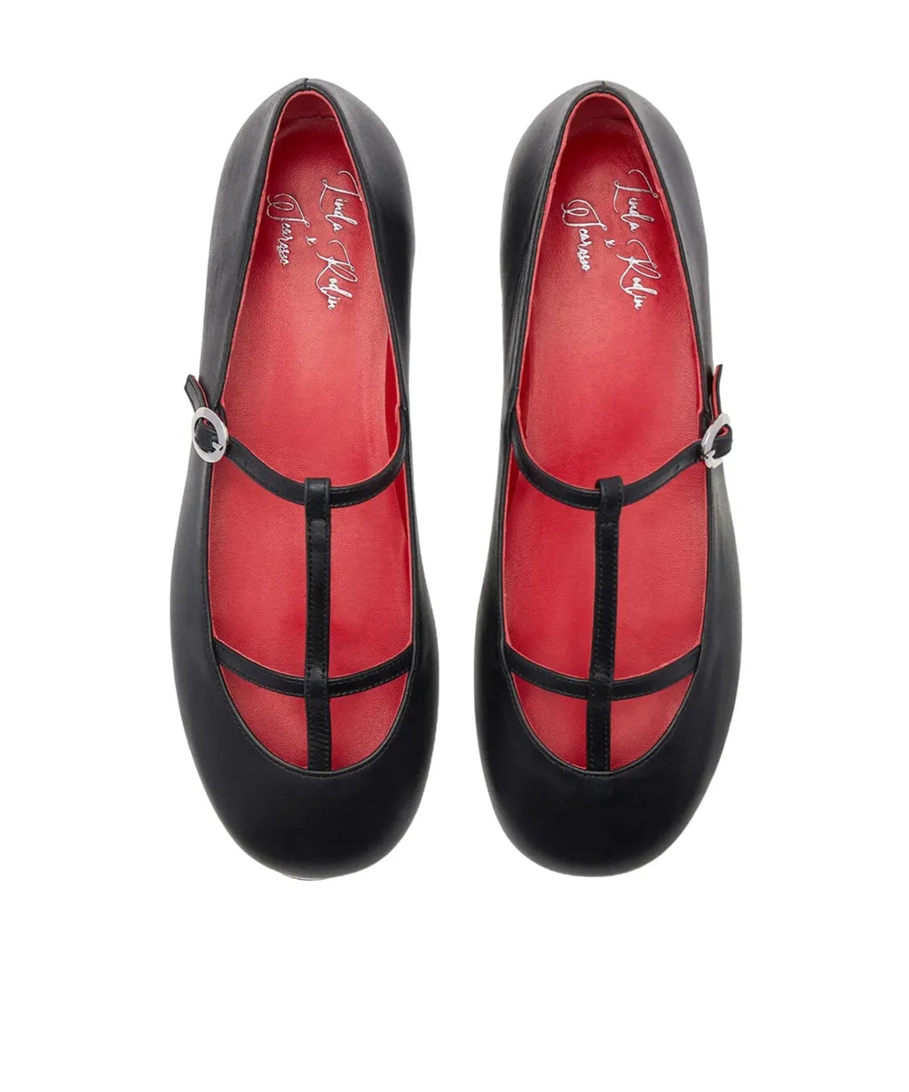 Scarosso Linda I Round-Toe Ballerina Shoes