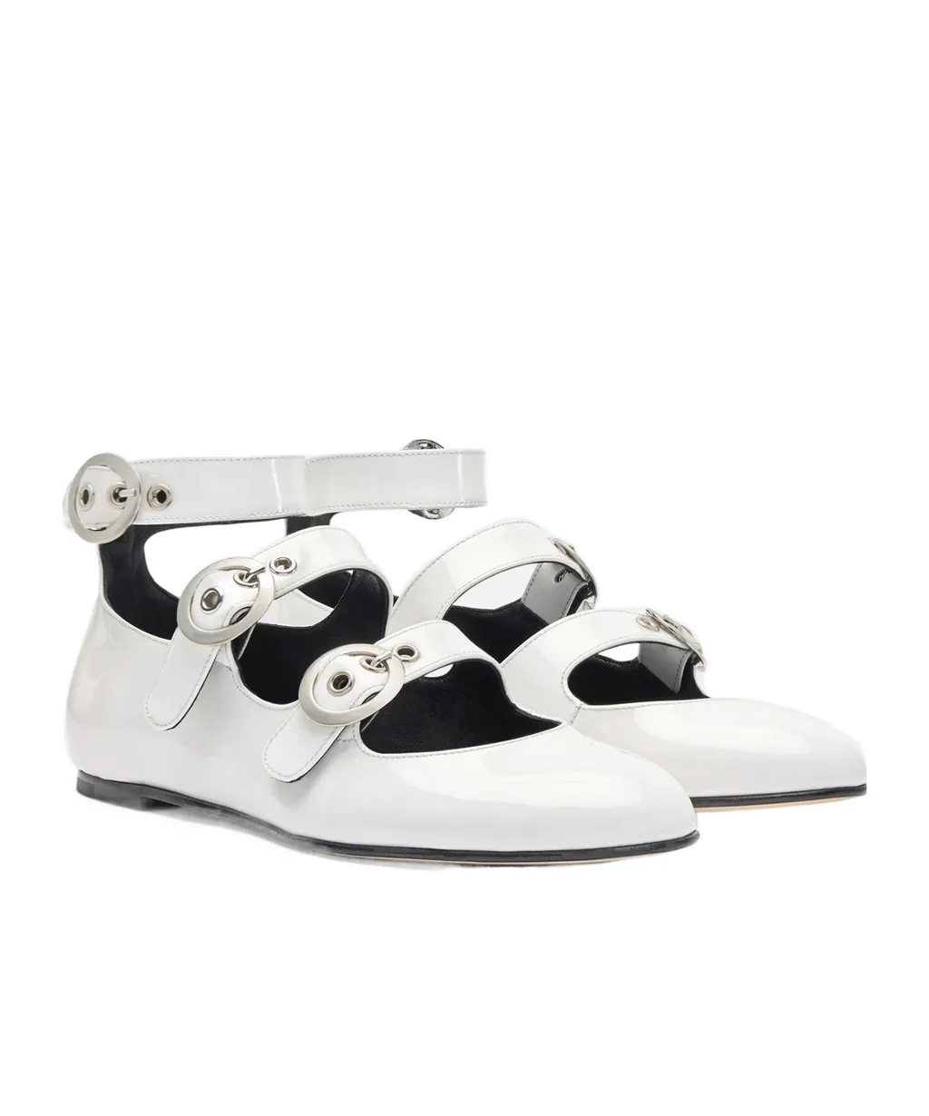 Scarosso Linda Ii Ankle Strap Ballerina Shoes