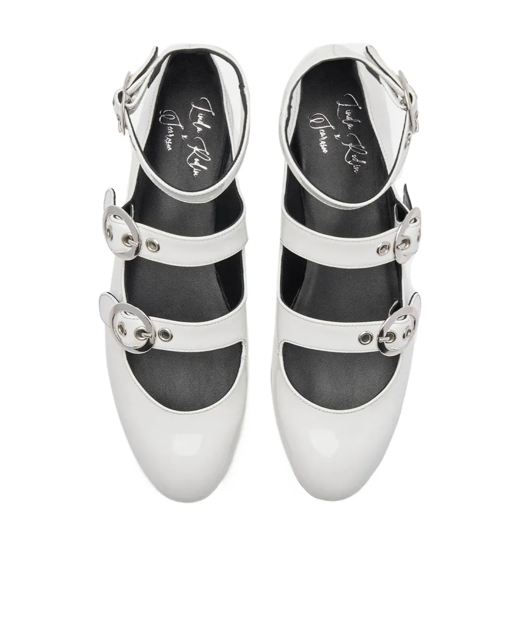 Scarosso Linda Ii Ankle Strap Ballerina Shoes