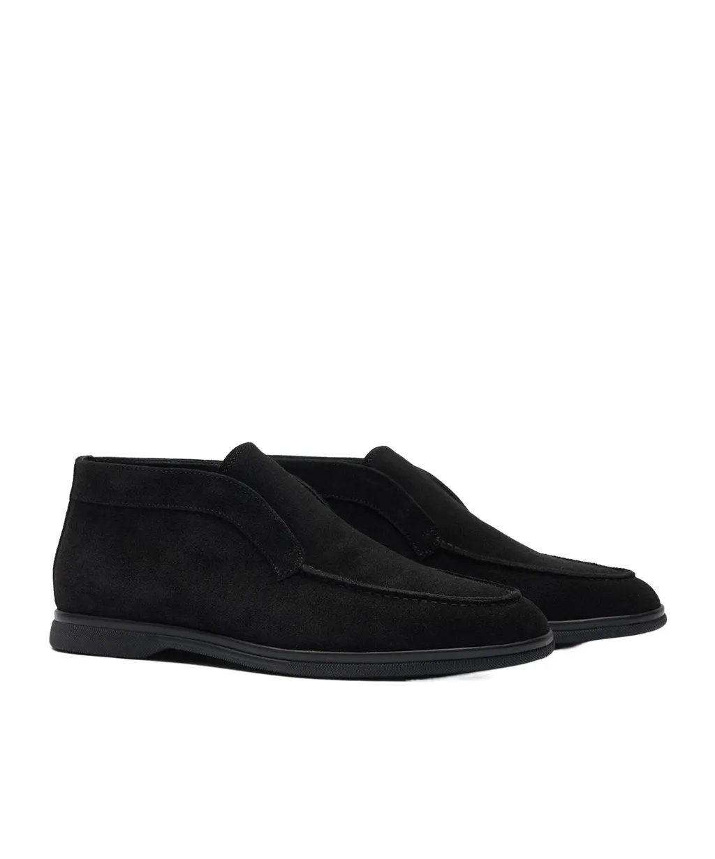 Scarosso Leonardo Round-Toe Ankle Boots