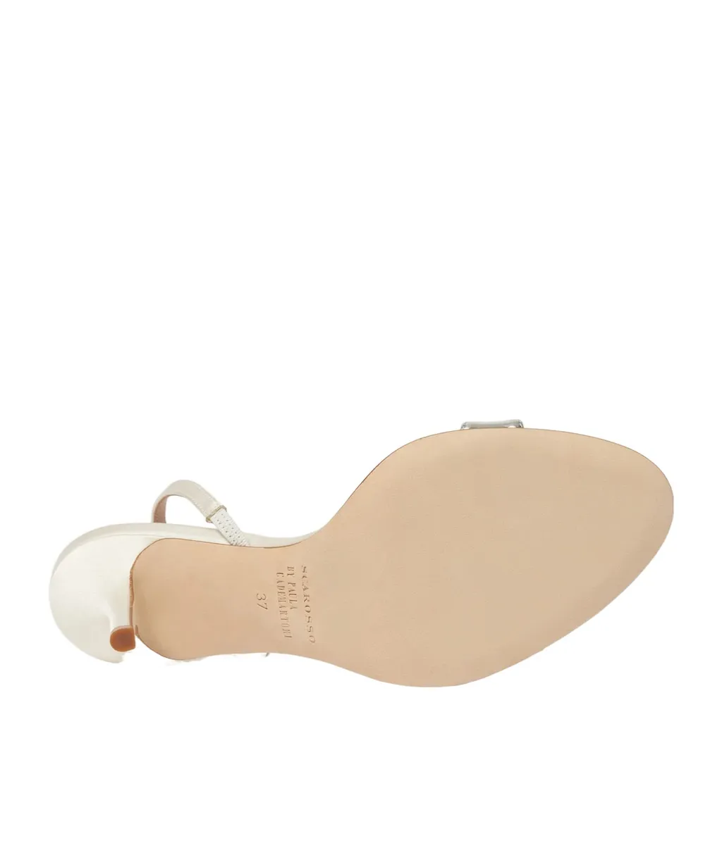 Scarosso Paula Almond-Toe Strappy Sandals