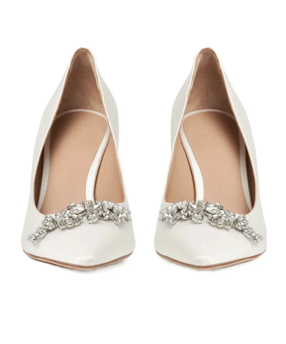 Scarosso Greta Embellished Pointed-Toe Pumps