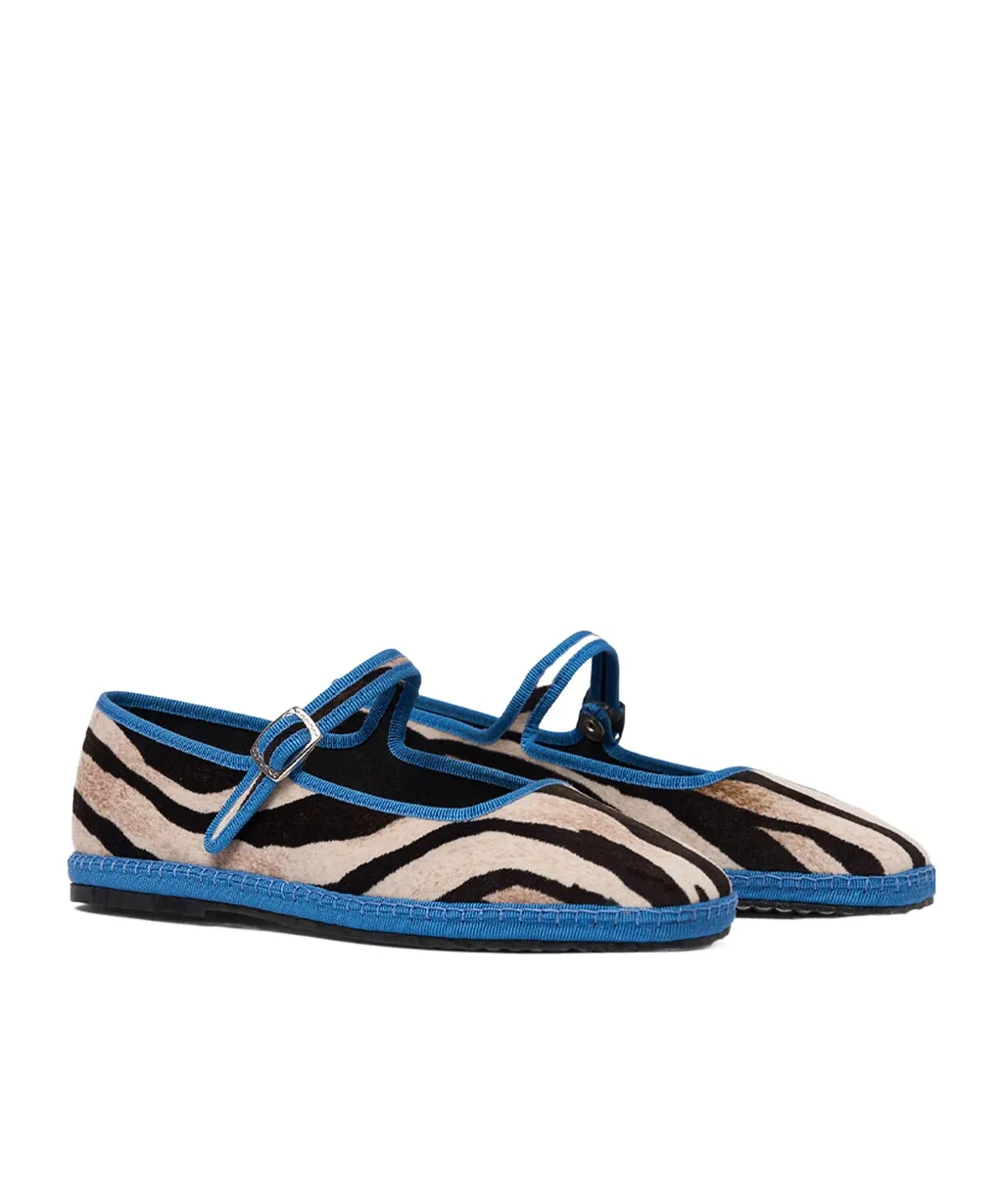 Scarosso Petra Animal-Print Velvet Slippers