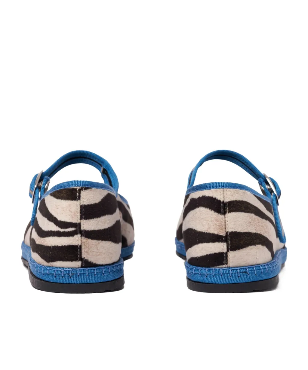 Scarosso Petra Animal-Print Velvet Slippers