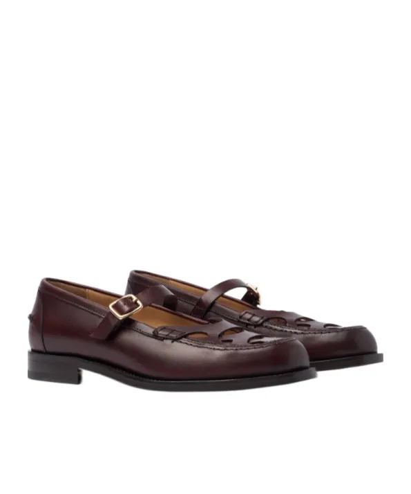 Scarosso Minni Buckle Fastened Flat Shoes