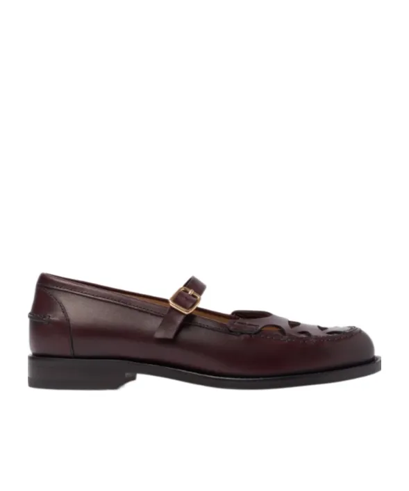 Scarosso Minni Buckle Fastened Flat Shoes
