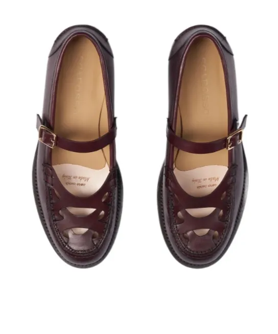 Scarosso Minni Buckle Fastened Flat Shoes