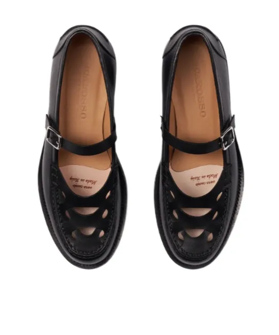 Scarosso Minni Buckle Fastened Flat Shoes