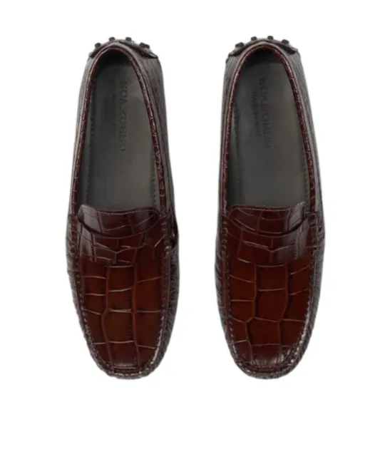 Scarosso Michael Almond Toe Loafers