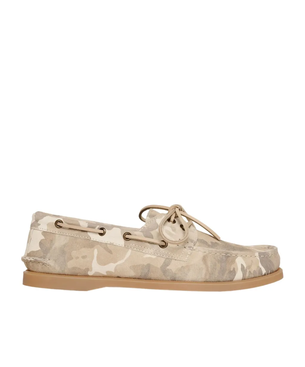 Scarosso Morgan Camo Boat Shoes