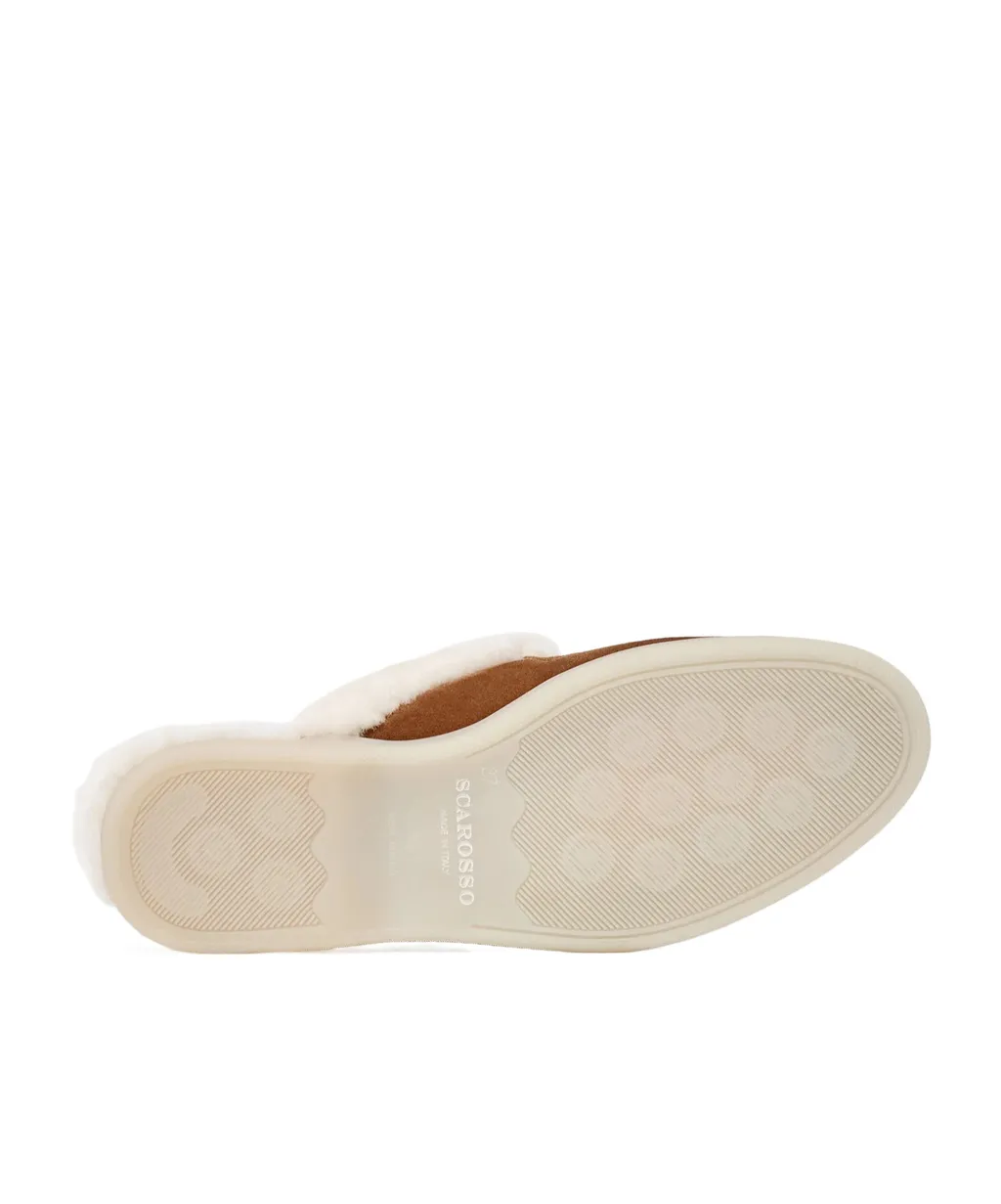 Scarosso Lucrezia Shearling Slip-On Mules