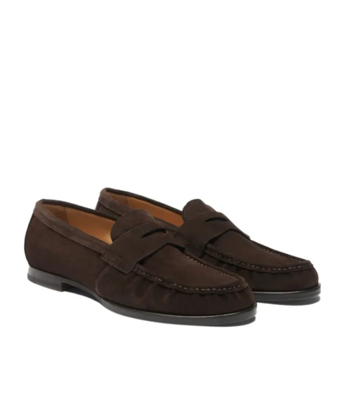 Scarosso Fred Round-Toe Loafers
