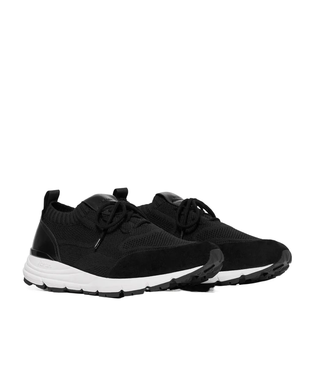 Scarosso Robbie Knitted Lace-Up Sneakers