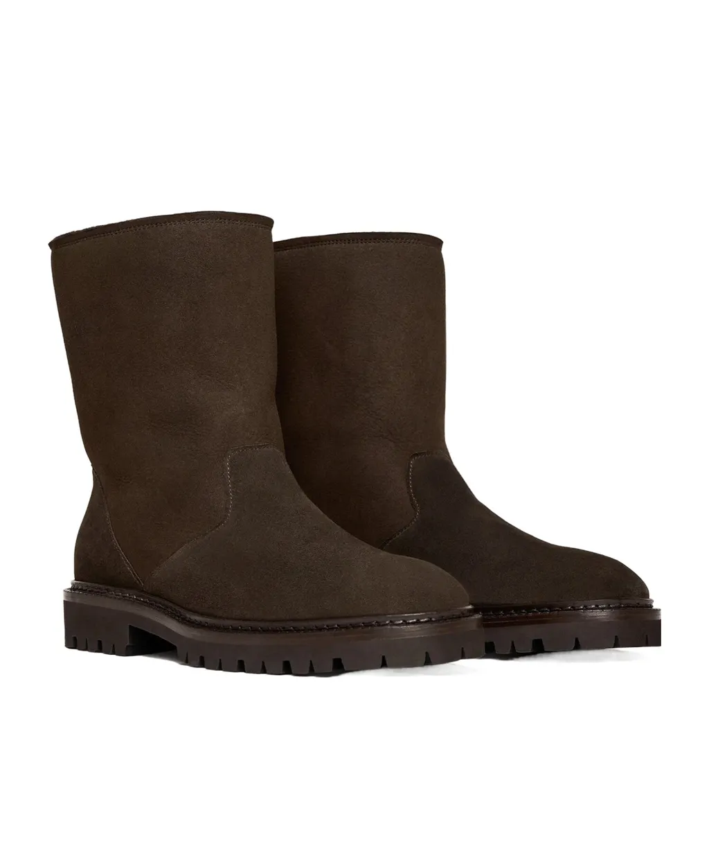 Scarosso Paul Shearling-Lined Boots