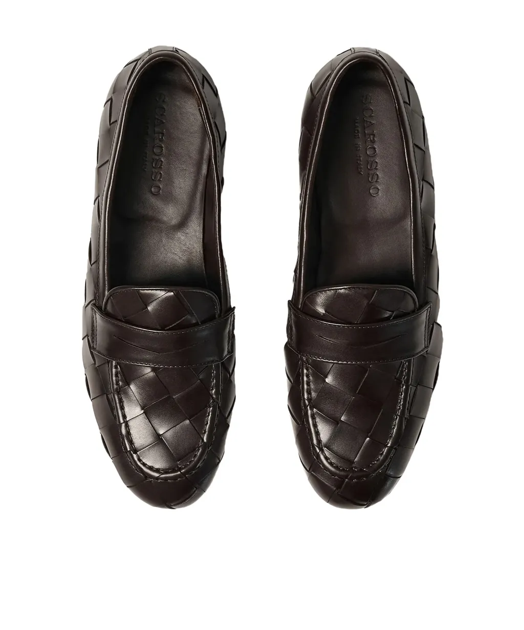 Scarosso Valeria Woven Flat Shoes