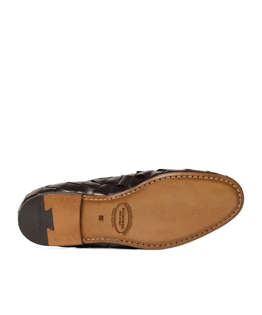 Scarosso Valeria Woven Flat Shoes