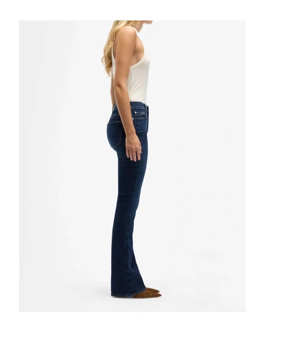 Mid Waist Bootcut Jeans