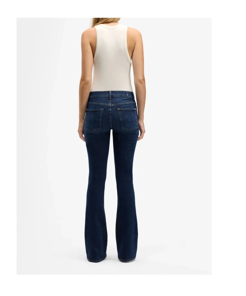 Mid Waist Bootcut Jeans