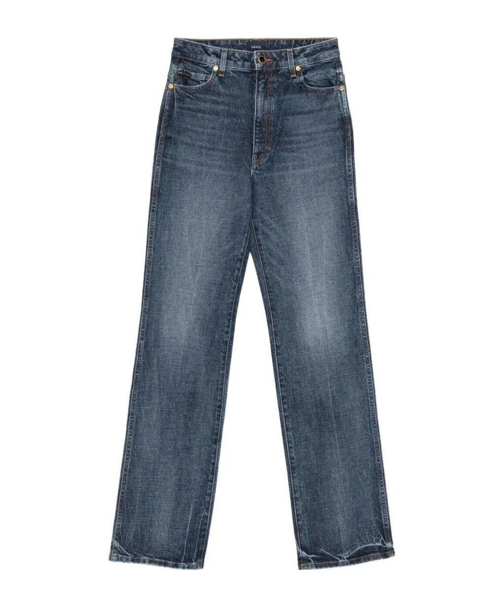 Khaite Danielle Straight-Leg Jeans
