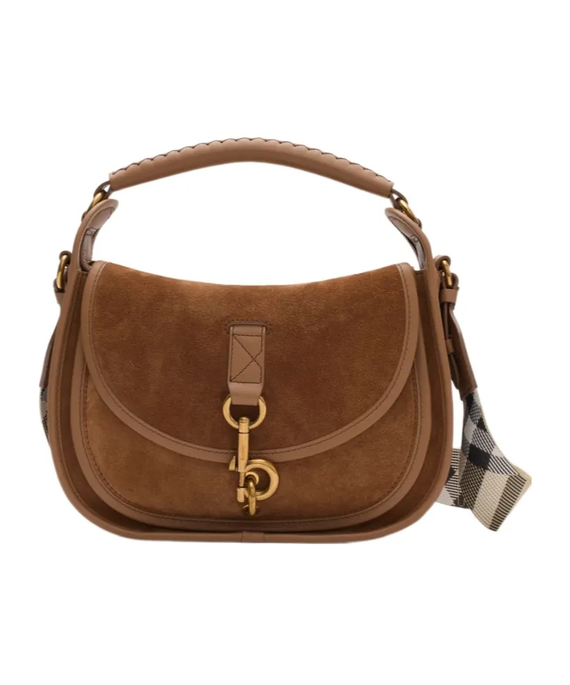 Burberry Small B Clip Messenger Bag