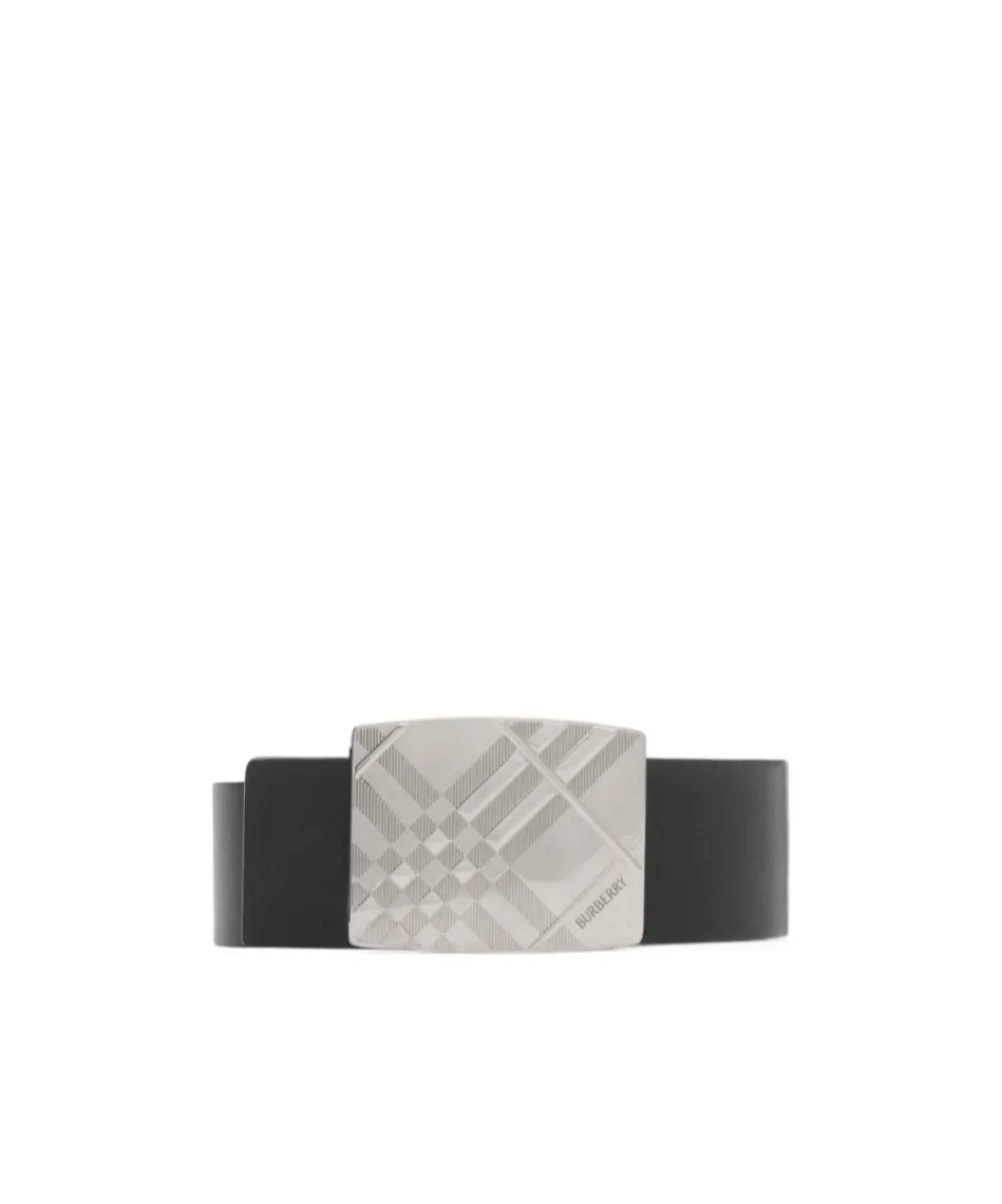 Reversible Engraved Check Belt