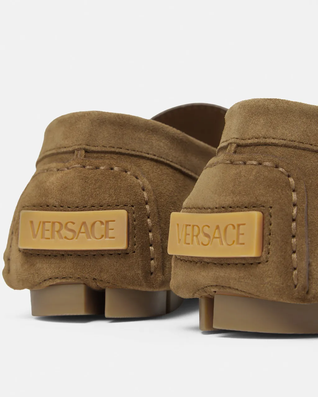 Versace Medusa Plaque Slip-On Loafers