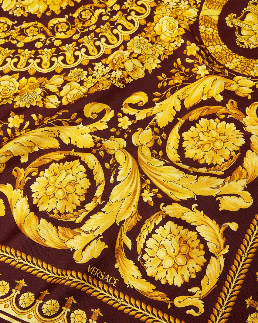 Versace Baroque Pattern Scarf