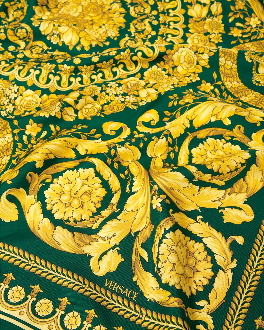 Versace Baroque Pattern Scarf